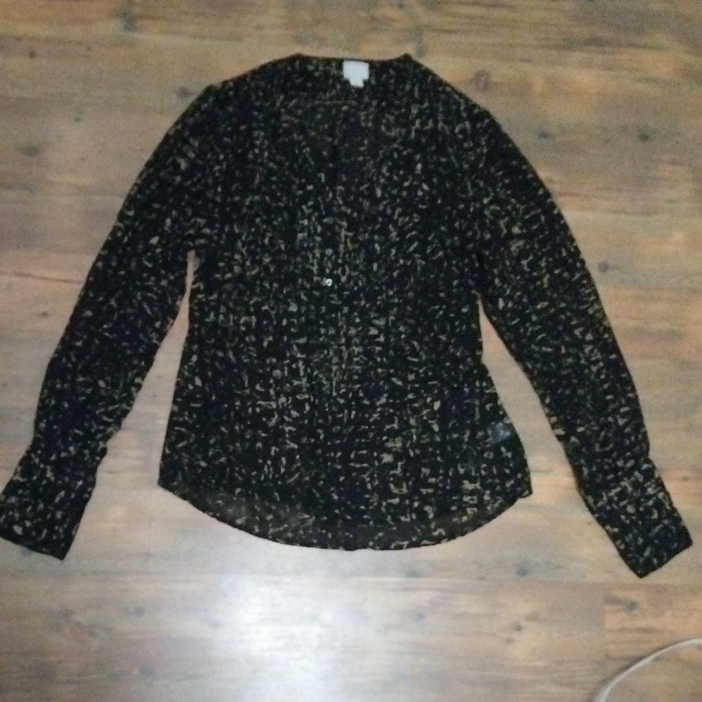 Converse Black and Gold Blouse